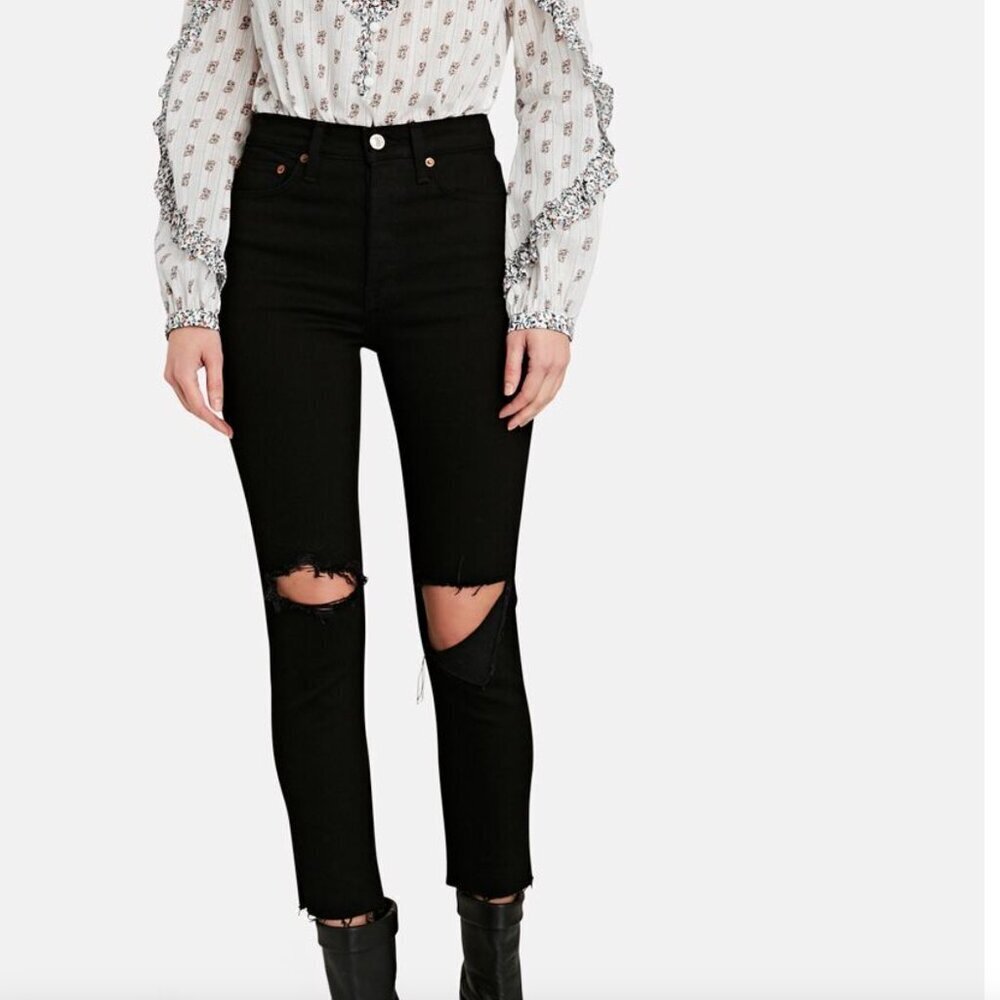 RE/DONE 90s High-Rise Ankle Crop Women's Jeans Size 26